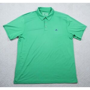 Arctic Cool Mens XL Green Short Sleeve Performance Cooling Polo Shirt Golf Tee
